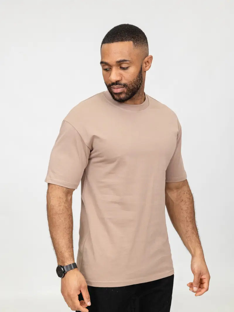 Plain Oversized Round Neck T-Shirt
