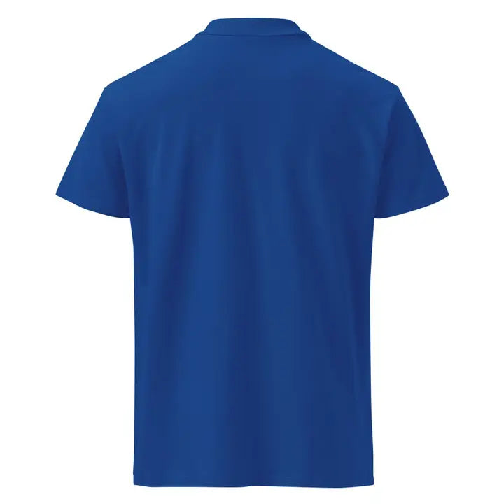 Polo White-R. Blue