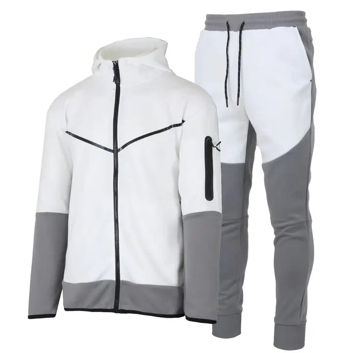 Men's Ultratech Fleece Two-Tone Tracksuit Hoodie & Joggers