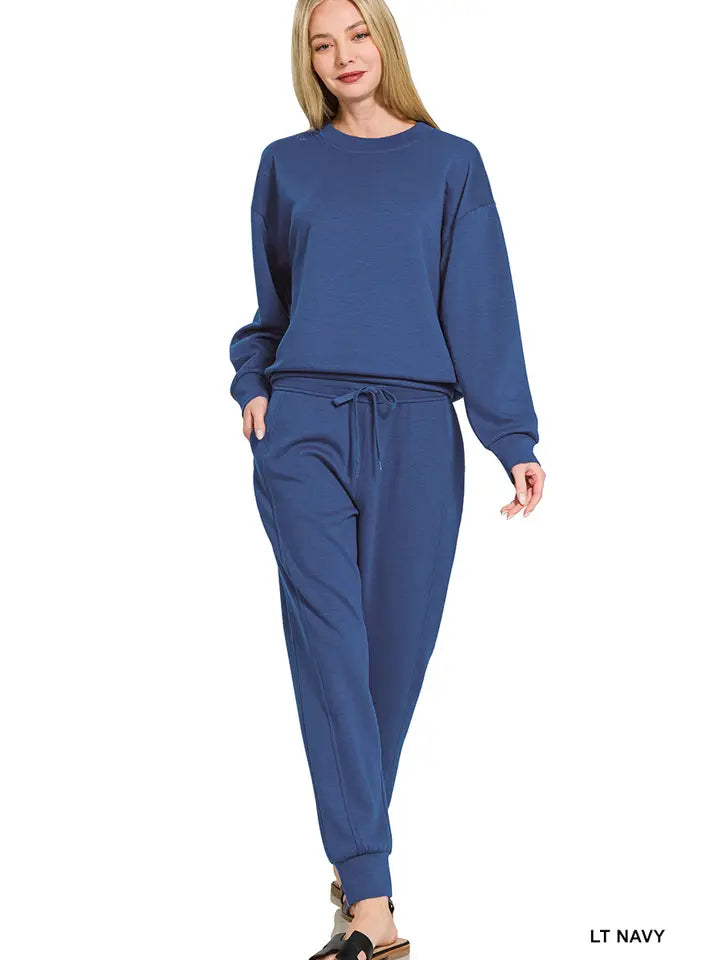 Scuba Crewneck Pullover & Joggers 2 Pc Set