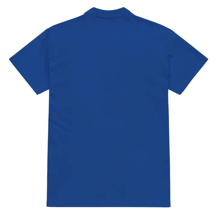 Polo White-R. Blue