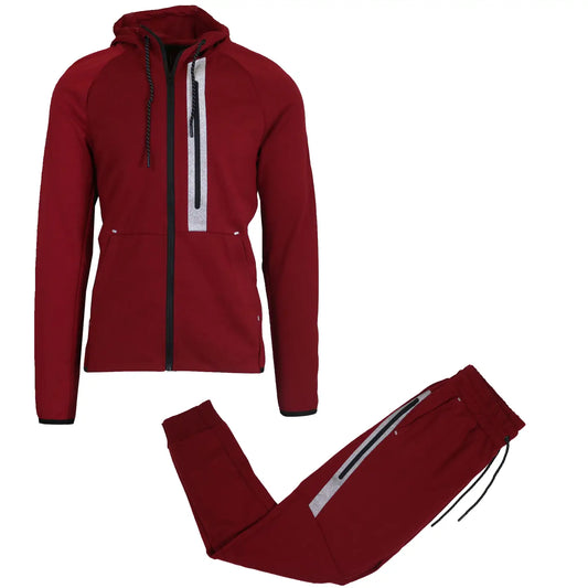 Full Zip Tech Fleece Hoodie and Jogger 2-Piece Set