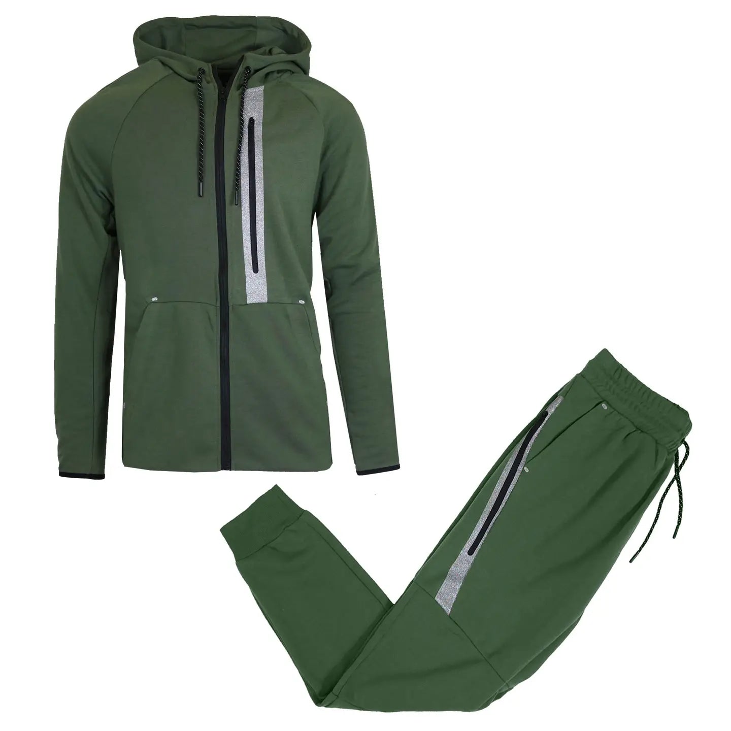 Full Zip Tech Fleece Hoodie and Jogger 2-Piece Set
