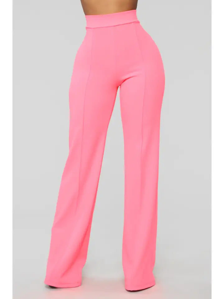 Ponte Knit Straight Leg Pants