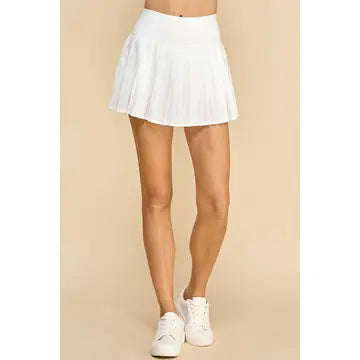 Pleated Athletic Skirt