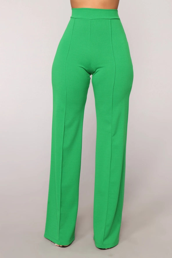 Ponte Knit Straight Leg Pants