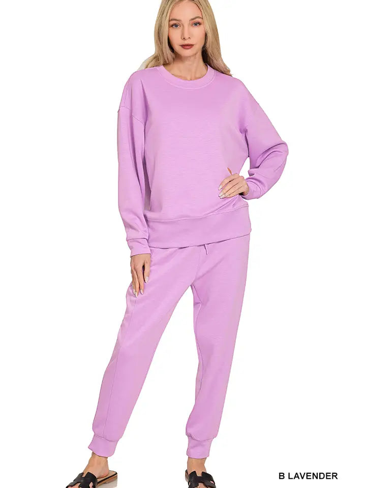 Scuba Crewneck Pullover & Joggers 2 Pc Set