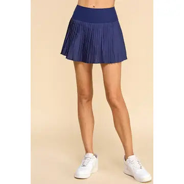 Pleated Athletic Skirt