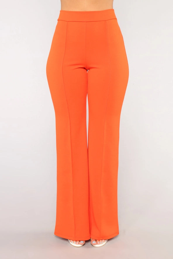 Ponte Knit Straight Leg Pants