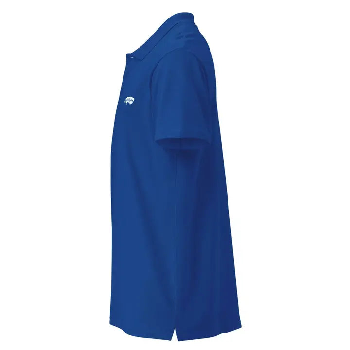 Polo White-R. Blue