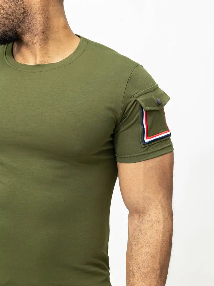 T-Shirt + Shorts Set with Pocket