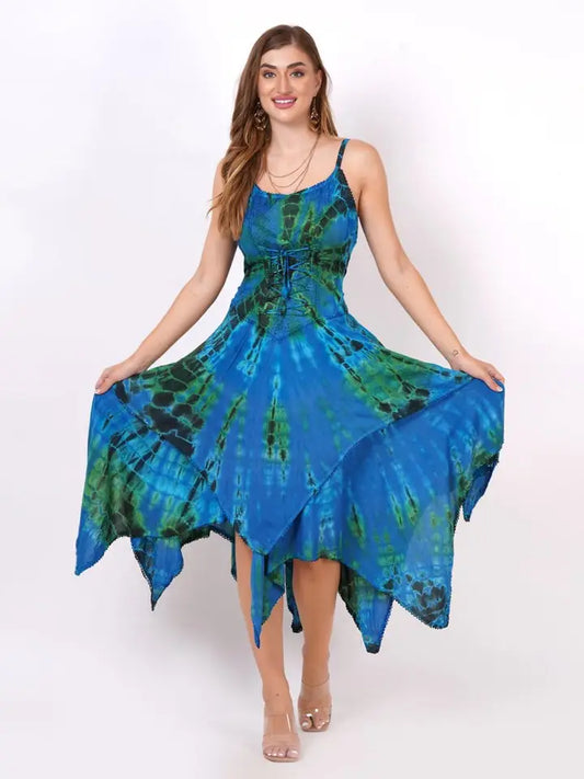 High Low Hem Summer Swing Dress