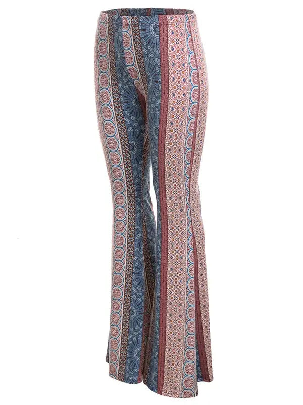 PRINTED FLARE PANTS