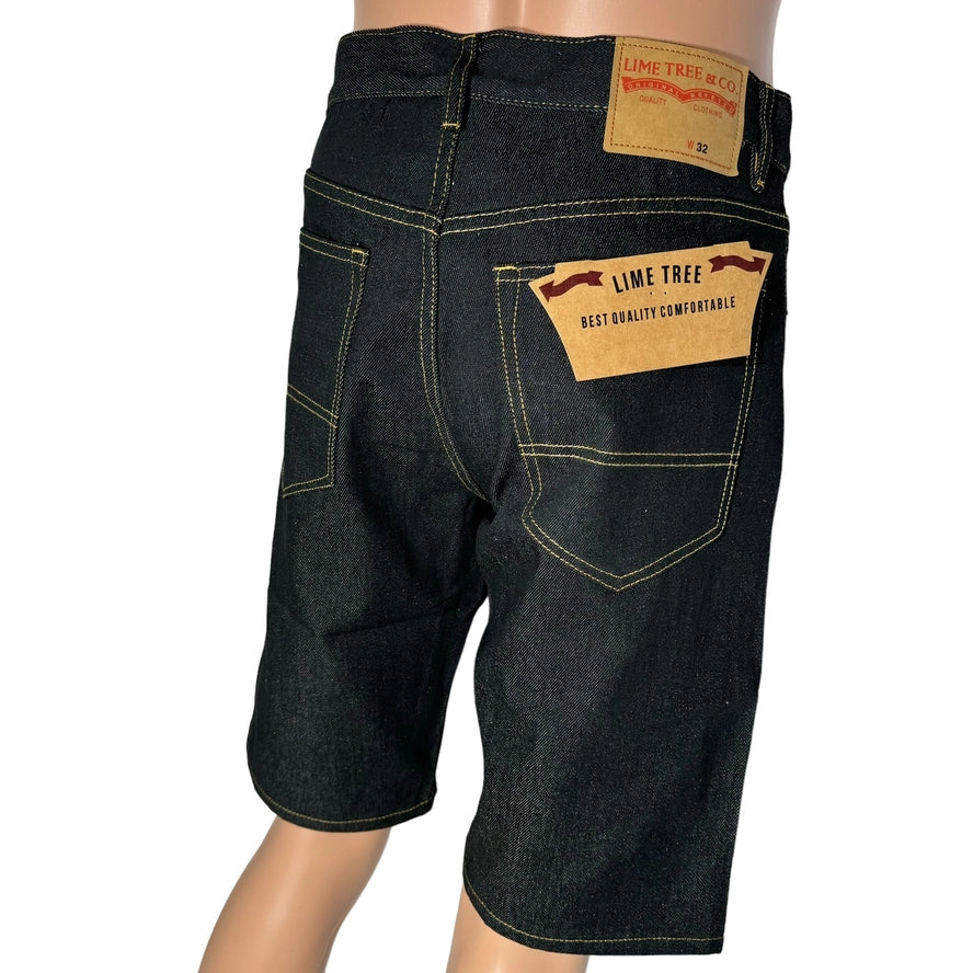 Lime Tree Denim Straight Fit Shorts