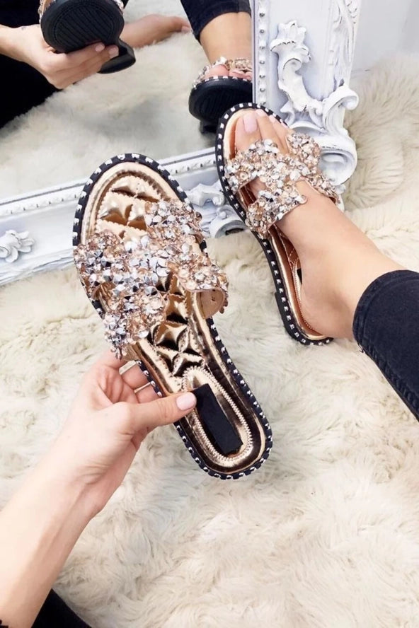 Embellished Flat Sliders