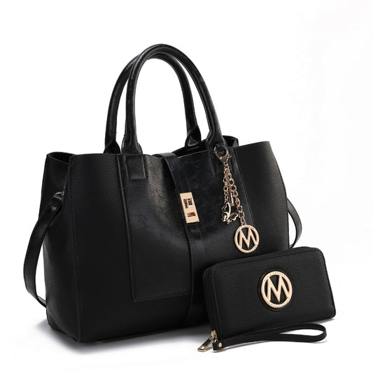 Yola Satchel Bag with Wallet Set