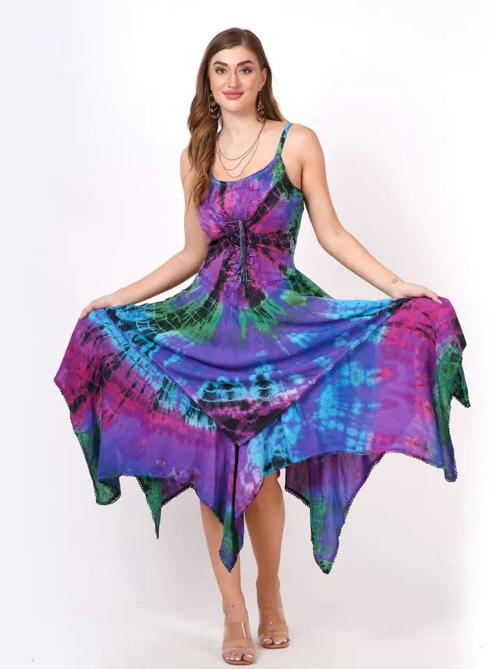 High Low Hem Summer Swing Dress