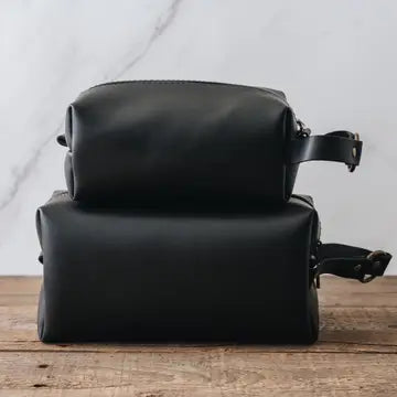 Vegan Leather Dopp Kit | Toiletry Bag For Men