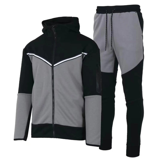 Men's Ultratech Fleece Two-Tone Tracksuit Hoodie & Joggers