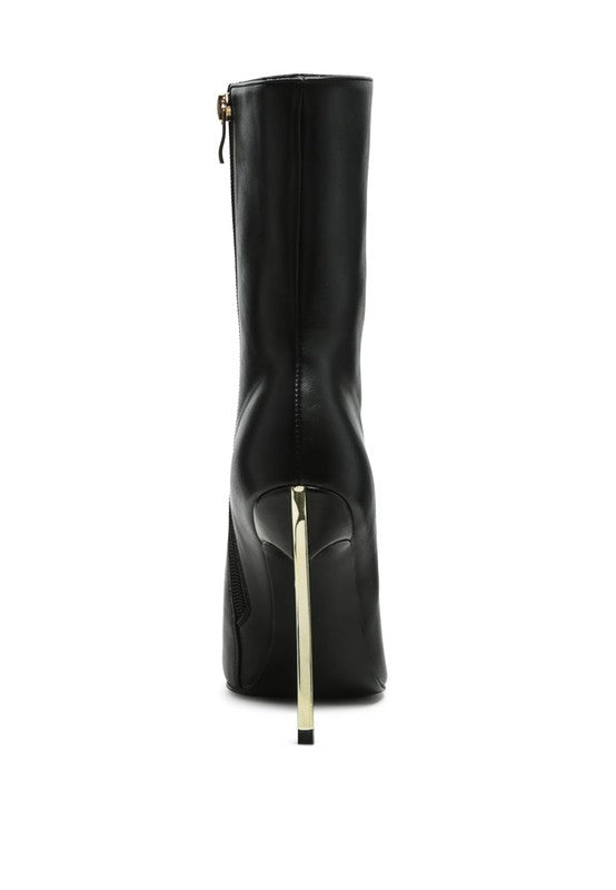 London Rag Over the Ankle Stiletto Boot