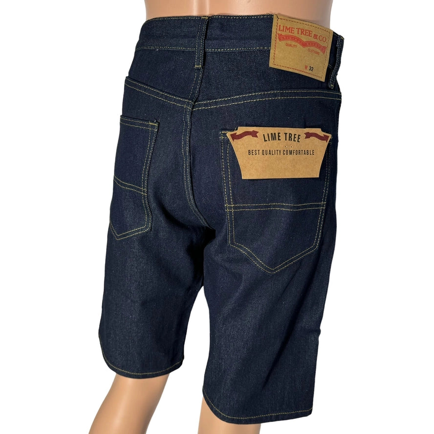 Lime Tree Denim Straight Fit Shorts