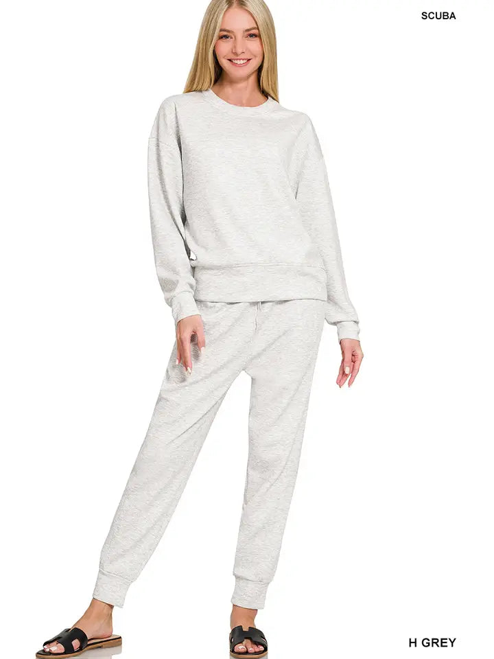 Scuba Crewneck Pullover & Joggers 2 Pc Set