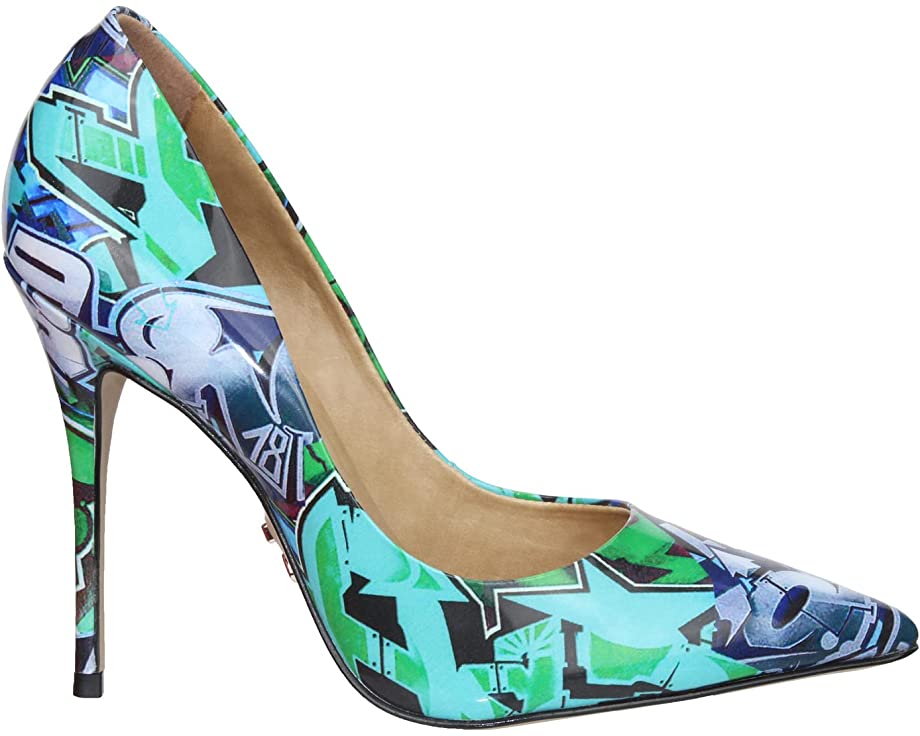 Leather Pump Graffiti