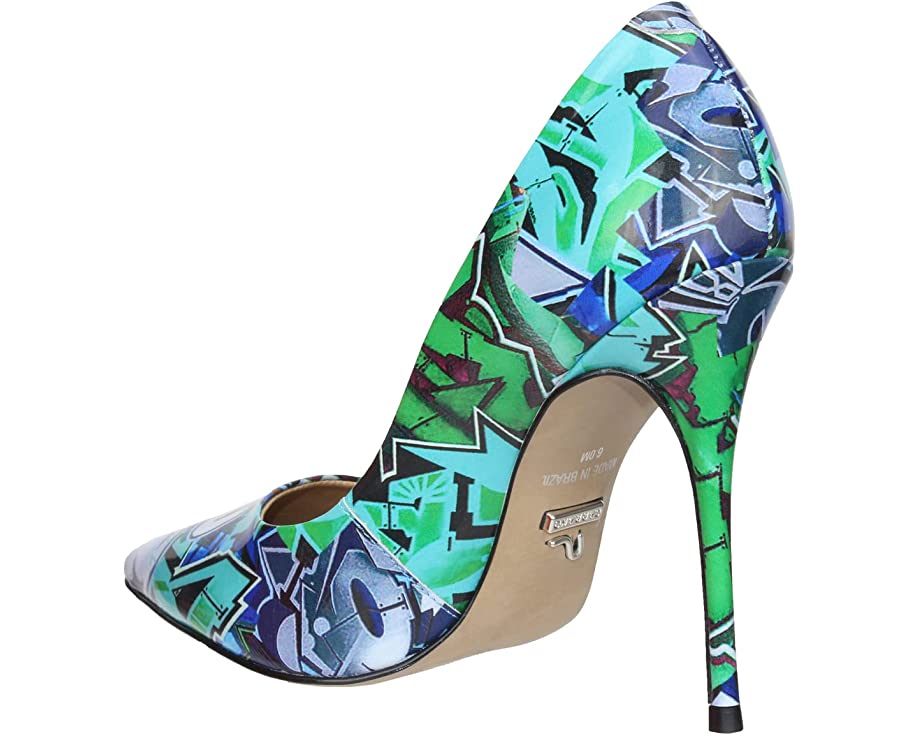 Leather Pump Graffiti