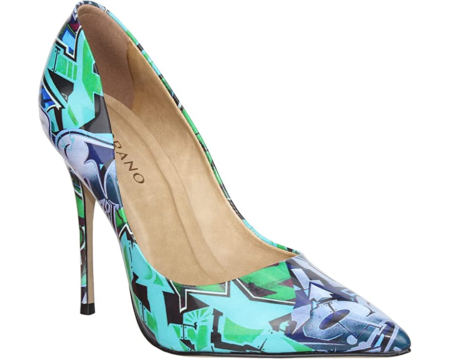 Leather Pump Graffiti