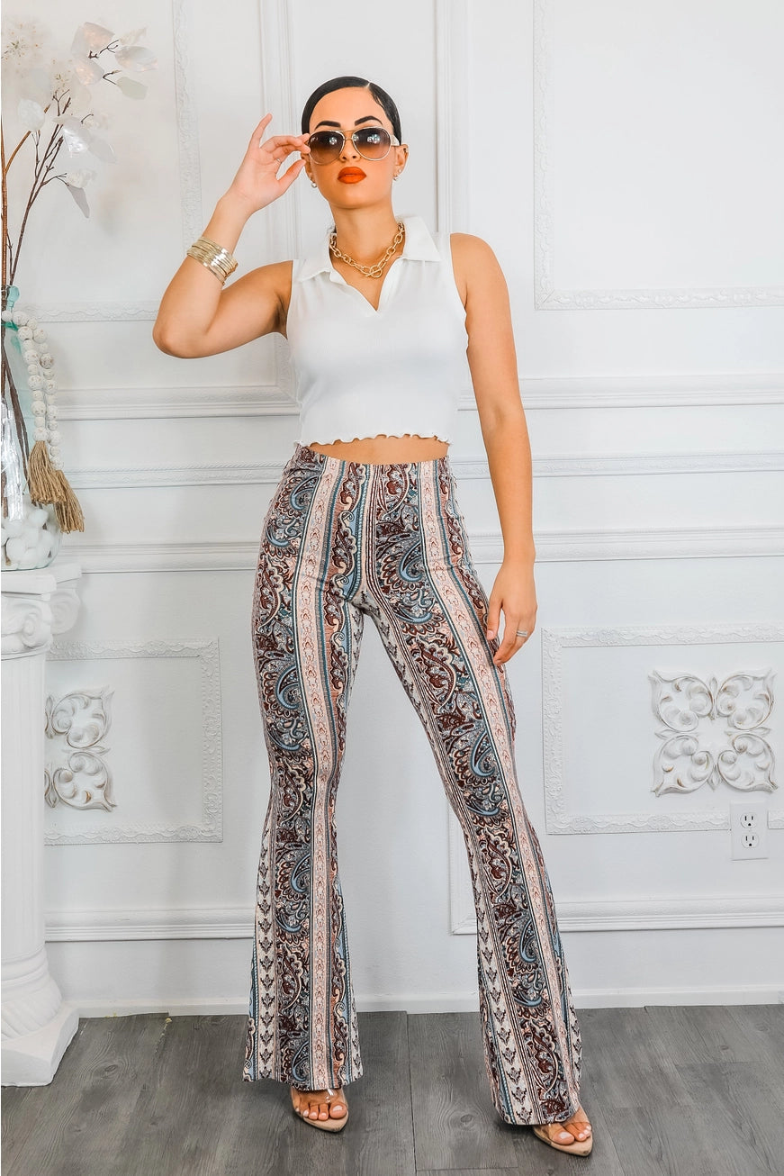 Paisley Infusion Bell Bottoms