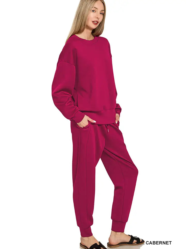 Scuba Crewneck Pullover & Joggers 2 Pc Set