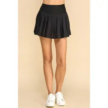 Pleated Athletic Skirt
